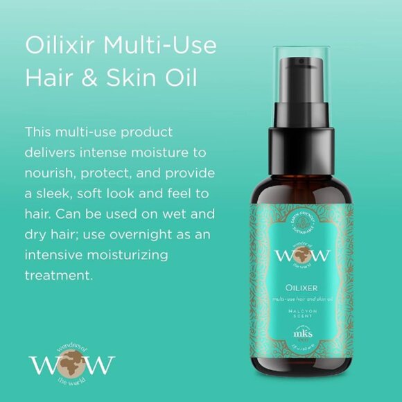 🌶4/$12 NEW MKS Eco WOW Oilixir Multi-Use Hair & Skin Oil Full Sz Retail $28.00 - Picture 2 of 8